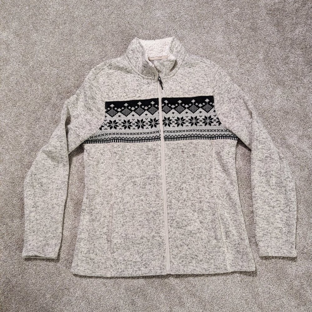 LIKE NEW Faded Glory Full Zip Sweater Men's Large